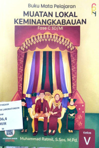 Image of Muatan Lokal Keminangkabauan : Fase C Kelas V